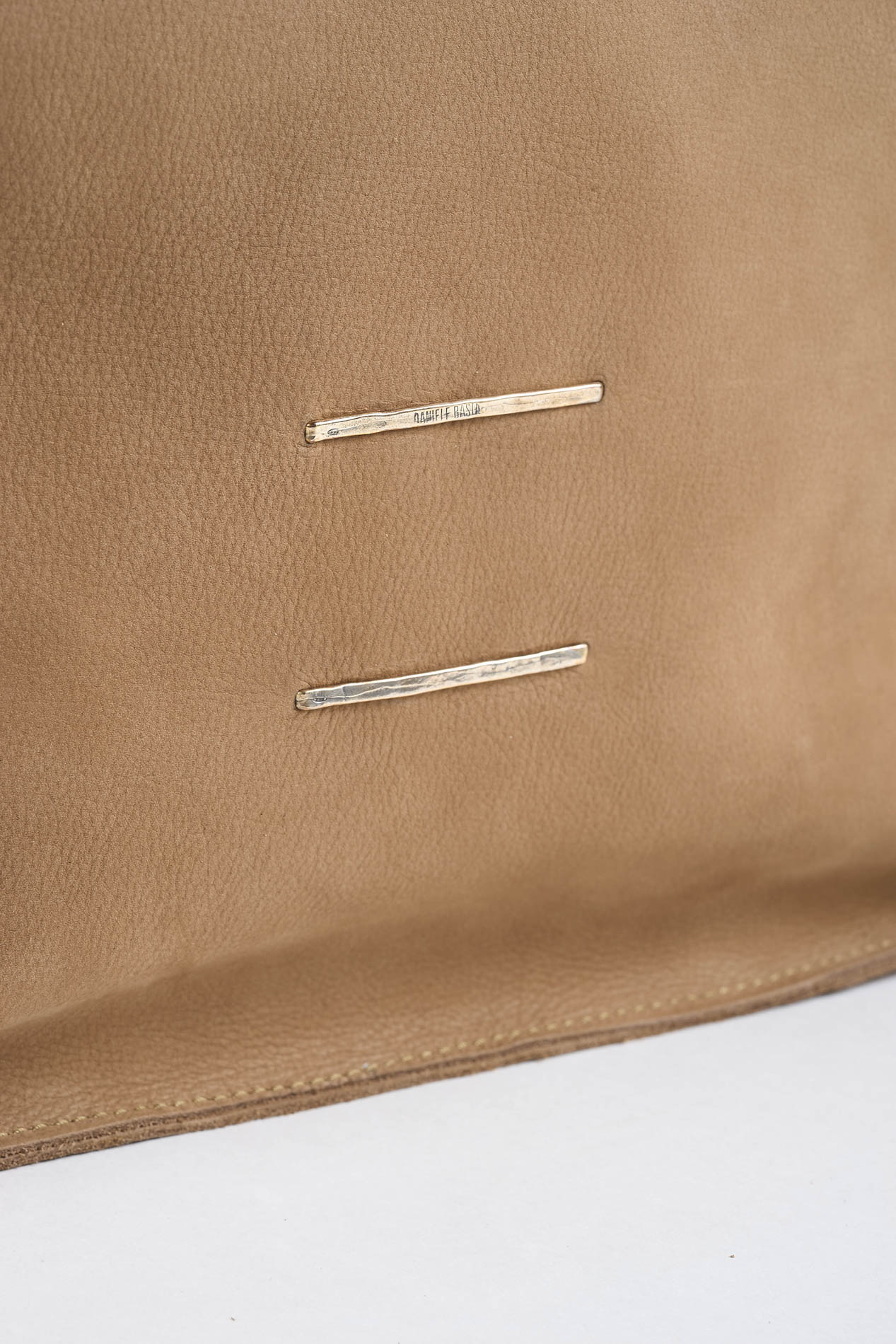 daniele basta leather and silver bags - DETAIL